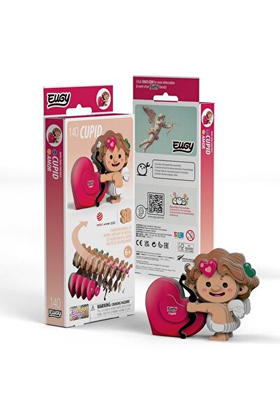 Eugy Puzzle 3D Amorek, din carton , 54 piese, usor de asamblat, pentru 6+ ani...
