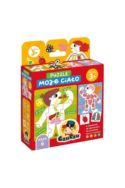 OEM Puzzle educative Bright Junior Media CzuCzu Corpul meu, pentru copii 3+, ...