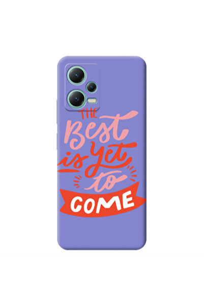 Other Xiaomi Redmi Note 12 Pro 5G The Best Purple Colored Silicone TPU Θήκη