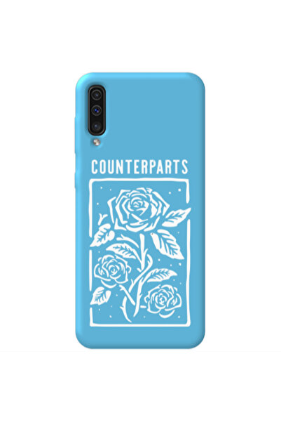 Other Samsung A70 Counterparts Blue Colored Silicone TPU Θήκη