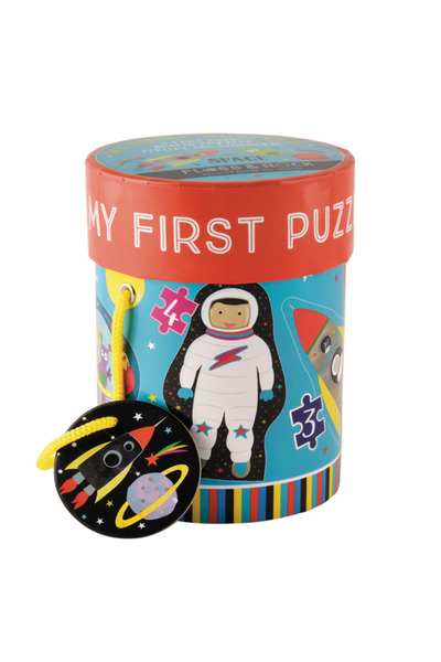Floss & Rock Puzzle 4 in 1, Floss&Rock, Carton, 3 ani+, Multicolor