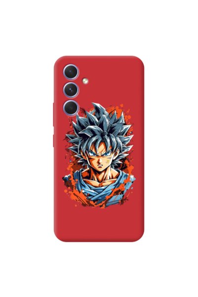 Other Samsung A35 Anime Goku Red Colored Silicone TPU Θήκη