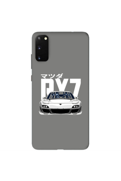 Other Samsung S20 Car Rx7 Grey Colored Silicone TPU Θήκη