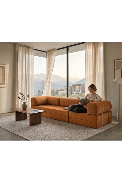 NESTİME 300X100 Modüler Sünger Kanepe,Taşınabilir, Yatak Olabilen,22 DNS Sünger