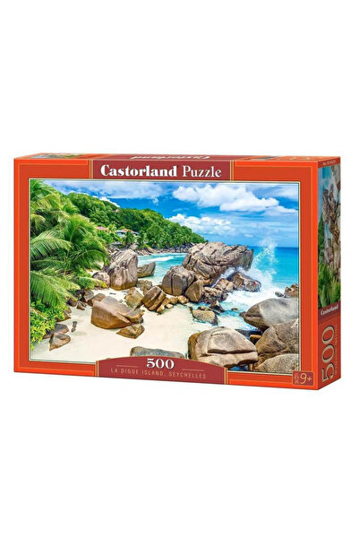 Castorland Puzzle 500 piese - Insula La Digue, Seychelles (B-54251)