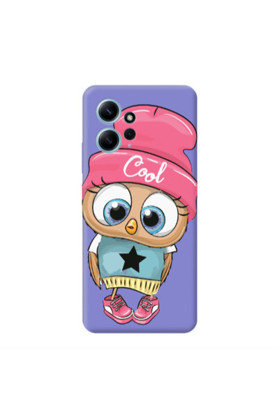 Other Xiaomi Redmi Note 12 4G Cool Star Purple Colored Silicone TPU Θήκη