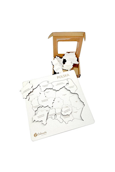 Colorado Harta puzzle din lemn, Colorado, Polonia, educativa, piese conturate...