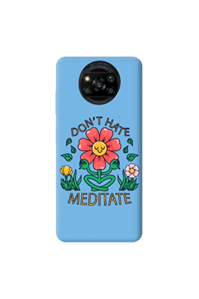 Other Xiaomi Poco X3 /X3 Pro Meditate Blue Colored Silicone TPU Θήκη