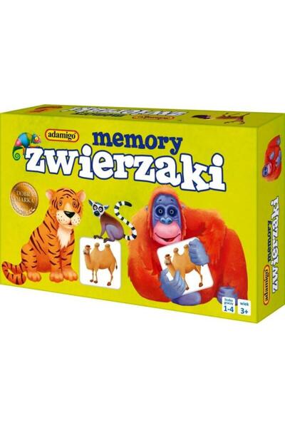 Adamigo Joc de memorie Memory Mini Animale GXP-605133, Multicolor, 3 ani+