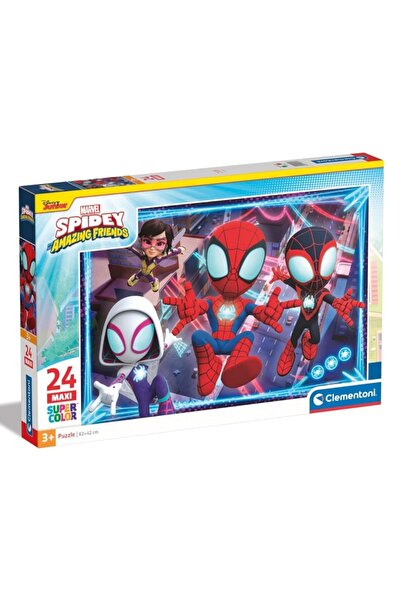 MC Micostore Puzzle carton 24 piese Maxi Supercolor - Spidey - Spidey si prie...