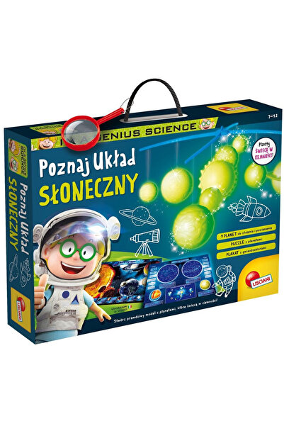 OEM Set Model Sistem Solar Lisciani - Planetă Fosforescentă