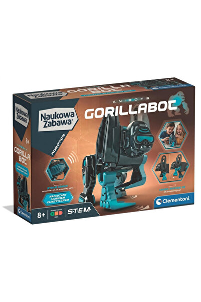 OEM Clementoni Gorillabot, robot gorilă de asamblat singur, cu sunet