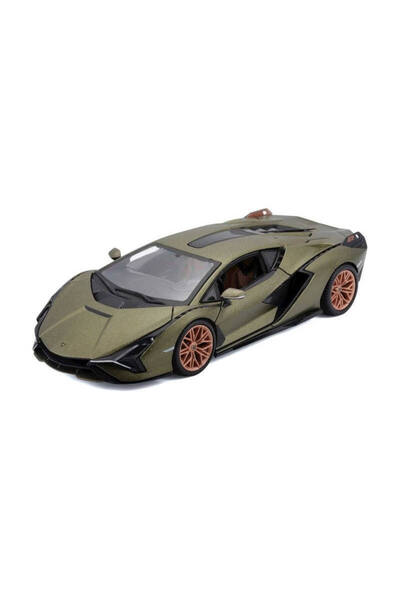 BBURAGO Macheta auto Lamborghini Sian FKP 37 Hybrid green 2020, 1:24