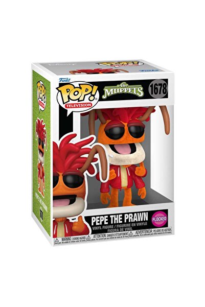 OEM Figurina POP! Flocked Pepe the Prawn, Funko, 9 cm, multicolor