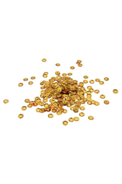 OEM Arpex Paiete decorative aurii 7 mm, 15 g – pentru decorațiuni și artizanat
