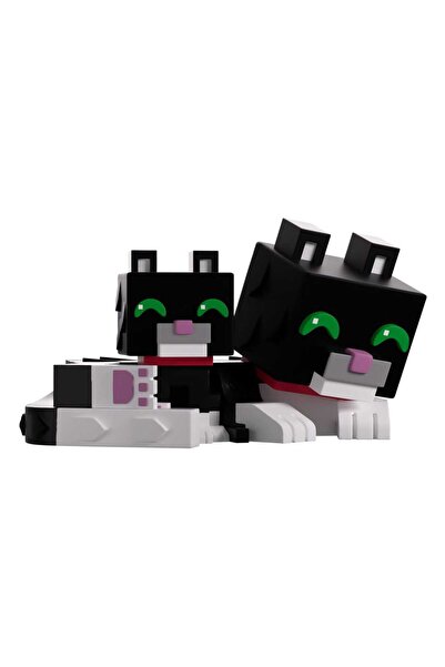 OEM Figurina Youtooz Minecraft Tuxedo Cat, 6 cm, multicolor, set cu 2 pisici