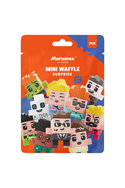 OEM Set piese constructie + figurina surpriza, Marioinex, Multicolor