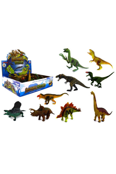 OEM Figurine de dinozauri Pro Kids – mix de animale preistorice colorate