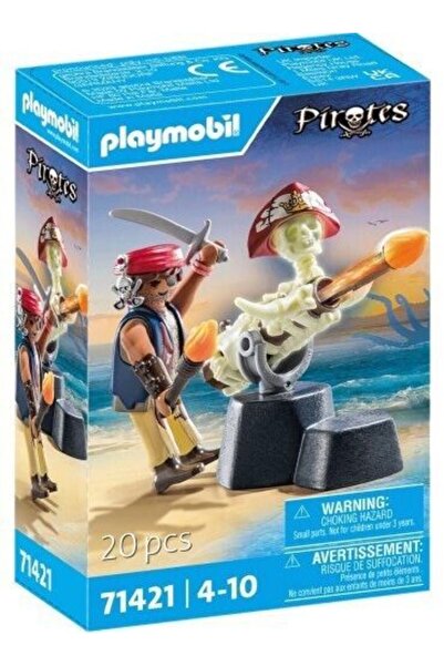 Playmobil Πειρατής με Κανόνι (71421)