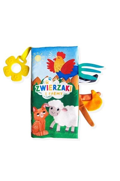 OEM Animalele de la fermă, carte senzorială cu cozi, Skrzat Monika Slizowska
