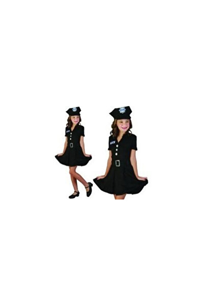 MADEJ Costum politista copii set multicolor S 110x120cm