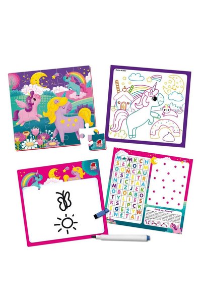 OEM Set 4 în 1 cu Unicorni - Roter Kafer, pentru joacă de la 3 ani, blister 2...