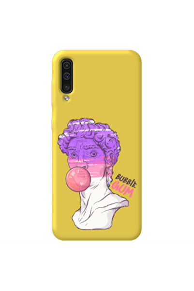 Other Samsung A70 Pin Bubble Yellow Colored Silicone TPU Θήκη