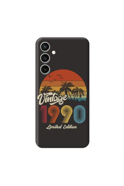 Other Samsung S24 Plus Vintage Black Colored Silicone TPU Θήκη