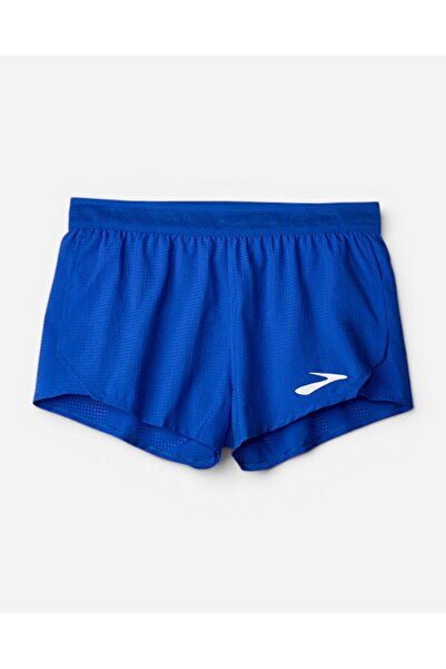 Brooks Elite 2" Split Short Kadın Mavi Şort 221714424