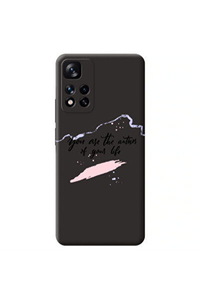 Other Xiaomi Redmi Note 11 Pro 5G You are the authors Black Colored Silicone ...