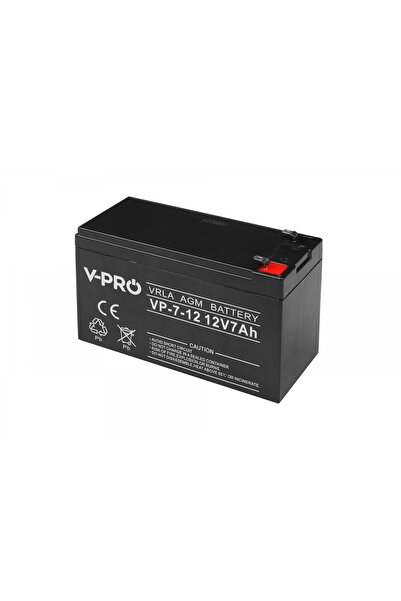 VOLT POLSKA Σταθερή μπαταρία 12V 7 Ah AGM PRO ΜΑΚΡΑΣ ΔΙΑΡΚΕΙΑΣ ΖΩΗΣ