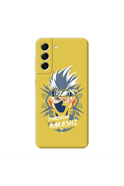 Other Samsung S21 Anime Mangoo Yellow Colored Silicone TPU Θήκη