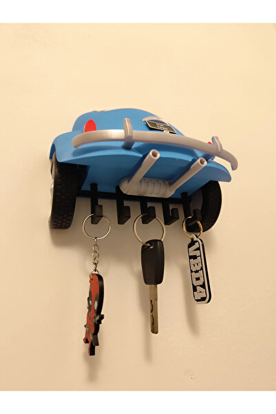 Eva Prints Cuier pentru chei Volkswagen Beetle 1960, organizator perete, supo...