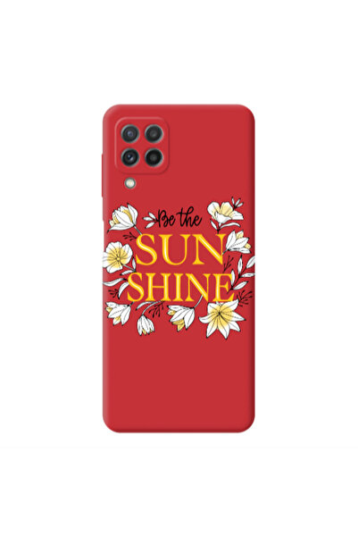 Other Samsung A22 4G Sun Shine Red Colored Silicone TPU Θήκη