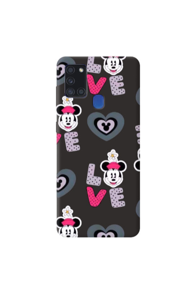 Other Samsung A21S Minnie Black Colored Silicone TPU Θήκη