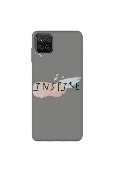Other Samsung A12 Inspire Grey Colored Silicone TPU Θήκη