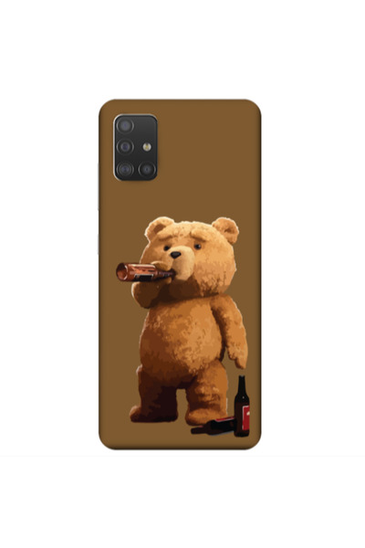 Other Samsung A71 Beer Time Light Purple Colored Silicone TPU Θήκη