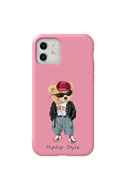 Other Apple iPhone 11 Hip hop style Pink Colored Silicone TPU Θήκη