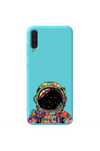 Other Samsung A70 Astronaut 209 Turquoise Colored Silicone TPU Θήκη