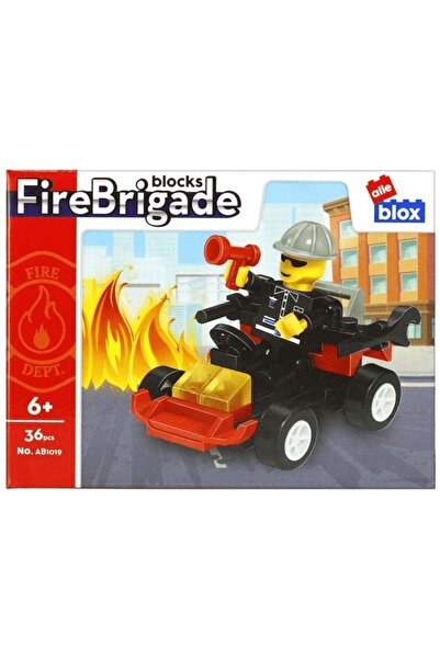 Alle blox Set de constructie, Alle Blox, Model masina de pompieri, 36 piese, ...