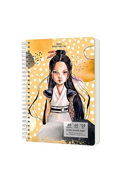 MC Micostore Blocnotes A6 , 60 file, 120g, velin, cu spira, 10.5x14.8cm, moli...