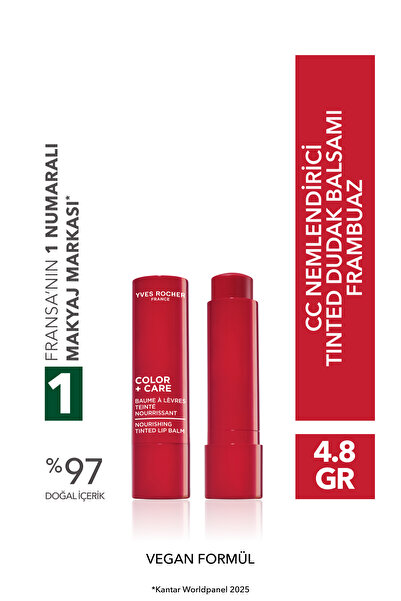 Yves Rocher CC Nemlendirici Tinted Dudak Balsamı - Frambuaz