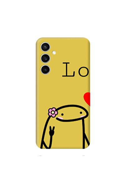 Other Samsung S24 Plus Love 1 Yellow Colored Silicone TPU Θήκη