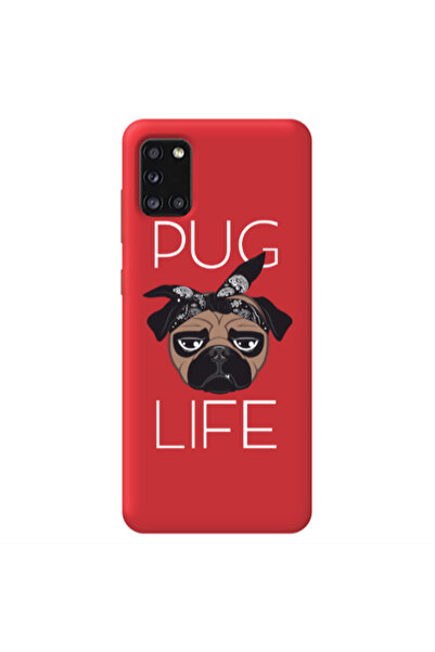Other Samsung A41 Pug Life Red Colored Silicone TPU Θήκη