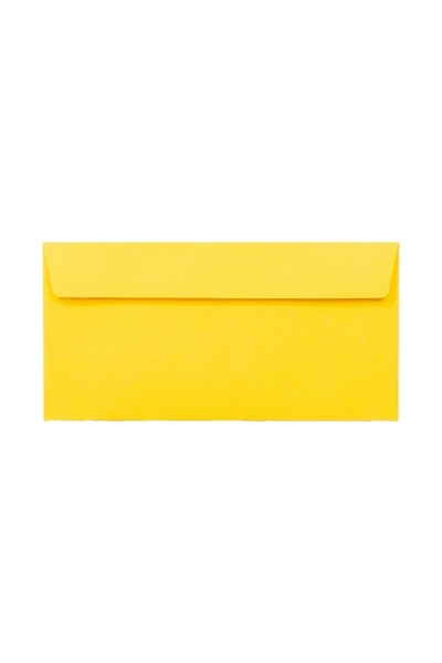 MC Micostore Plic color DL PC12G, жълт, 120 гр/м2, 110x220 мм, самозалепващ с...