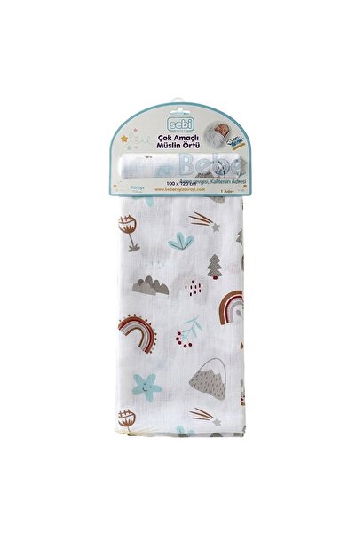 Sebi Bebe Multi-Purpose Muslin Blanket 100X120 cm