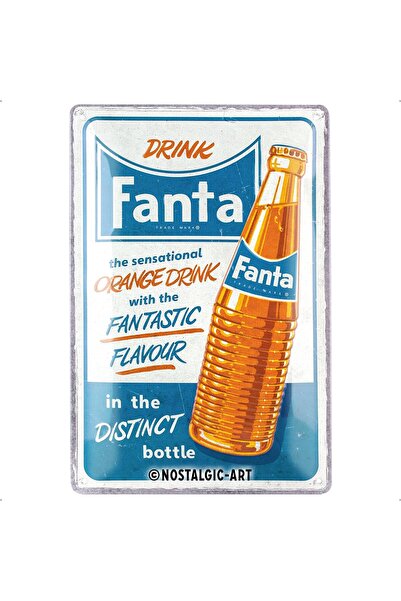 Nostalgic Art Ретро табела от ламарина в носталгичен стил, 20 x 30 см, Fanta ...