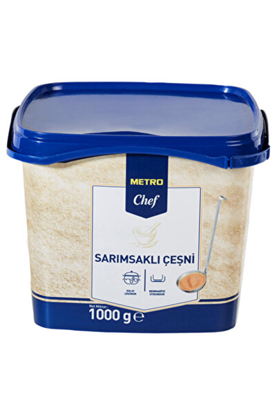 Metro Chef Çeşni 1 Kg Sarımsak Tozu ve Granül Baharat 2'li Ekonomik Paket