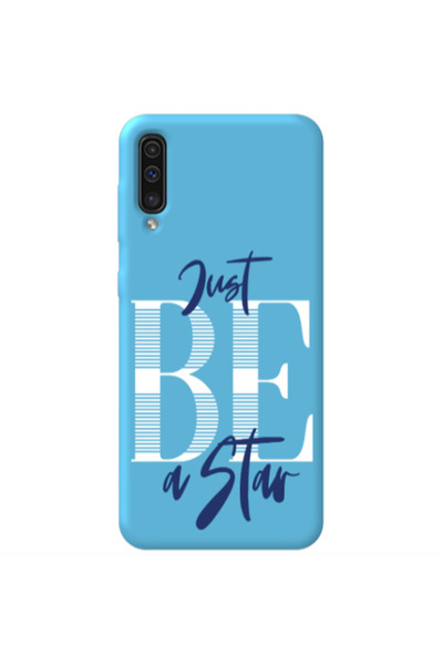 Other Samsung A70 Just Be a Star Blue Colored Silicone TPU Θήκη