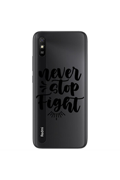 Other Xiaomi Redmi 9A Never stop fight Transparent Silicone TPU Θήκη